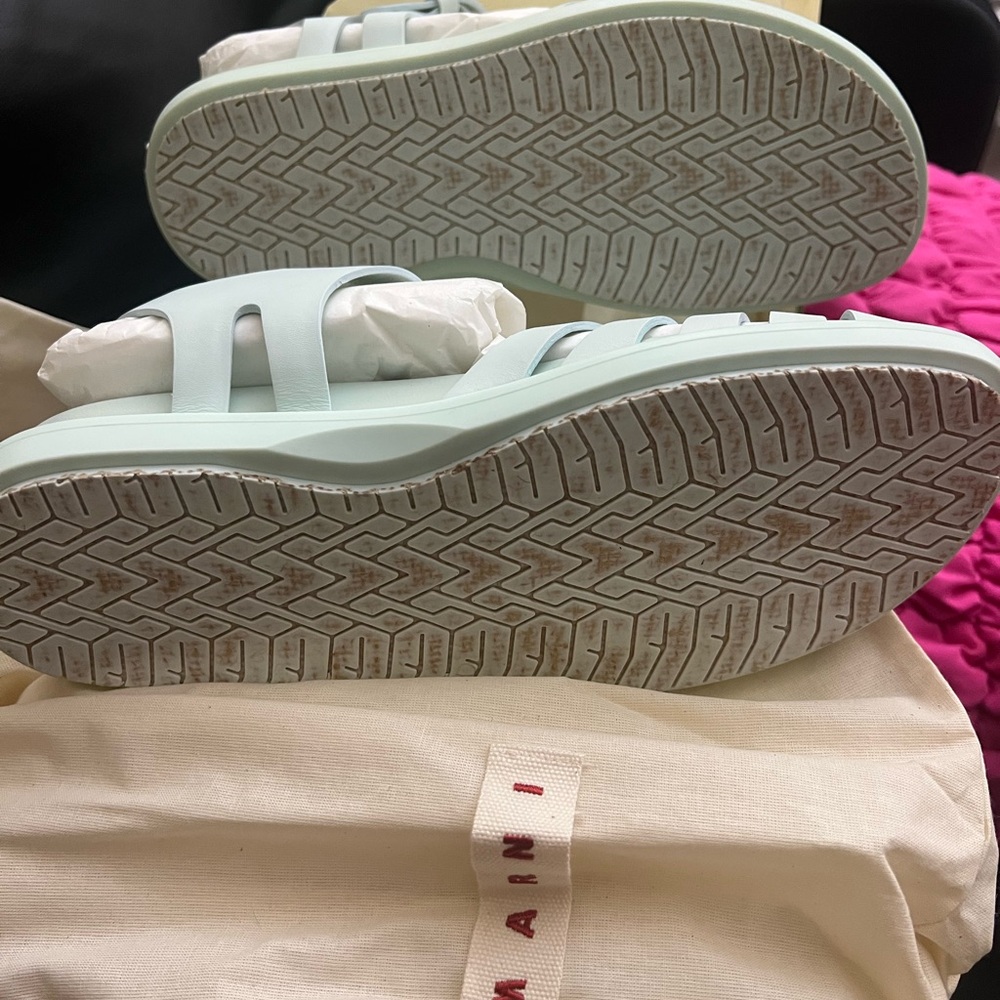 Marni Mint Woven Sandals - Picture 3 of 3